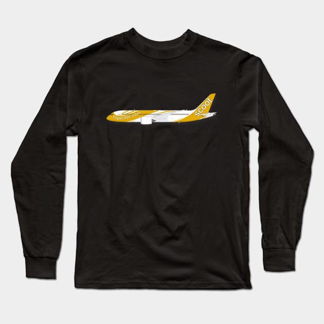 Boeing 787 Dreamliner Long Sleeve T-Shirt by GregThompson